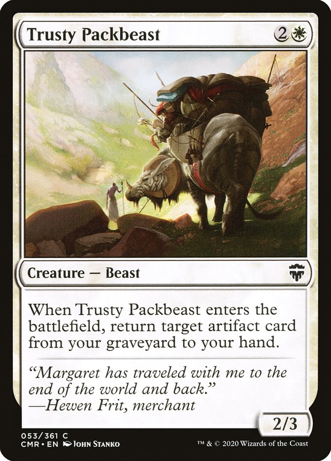 Trusty Packbeast [Commander Legends] | Jomio and Rueliete's Cards and Comics