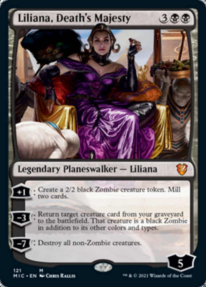 Liliana, Death's Majesty [Innistrad: Midnight Hunt Commander] | Jomio and Rueliete's Cards and Comics