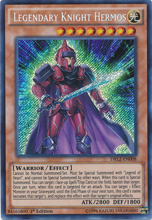 Legendary Knight Hermos [DRL2-EN008] Secret Rare | Jomio and Rueliete's Cards and Comics
