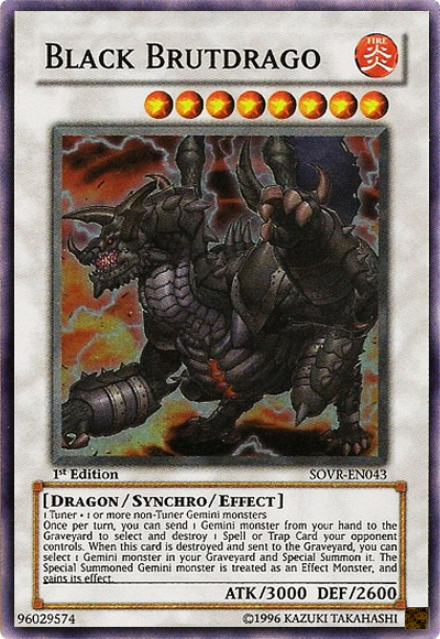 Black Brutdrago [SOVR-EN043] Super Rare | Jomio and Rueliete's Cards and Comics