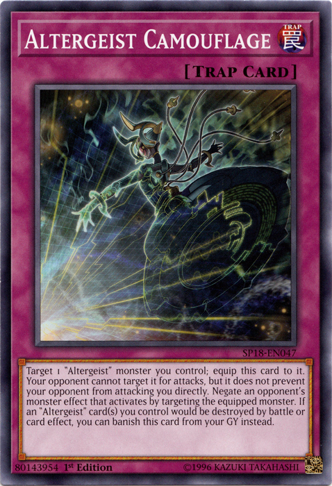 Altergeist Camouflage [SP18-EN047] Common | Jomio and Rueliete's Cards and Comics