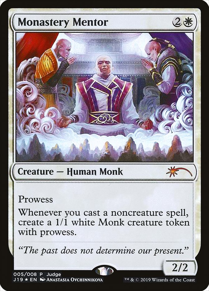 Monastery Mentor [Judge Gift Cards 2019] | Jomio and Rueliete's Cards and Comics