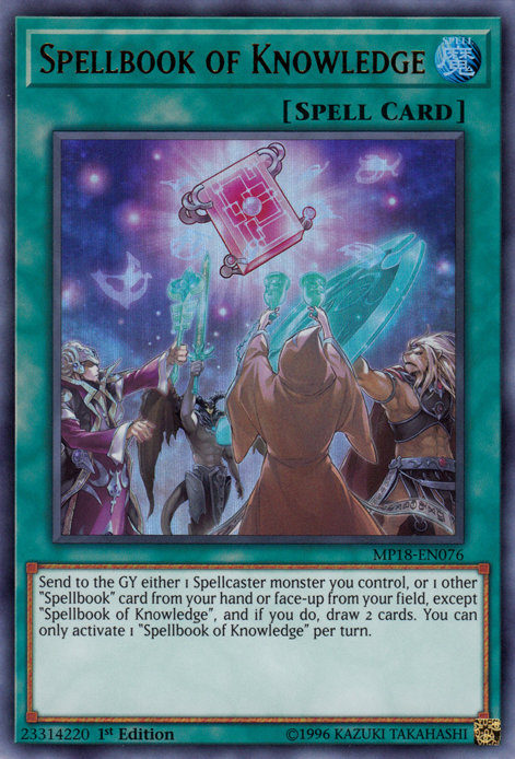 Spellbook of Knowledge [MP18-EN076] Ultra Rare | Jomio and Rueliete's Cards and Comics