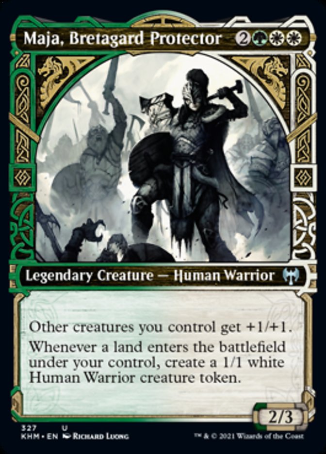 Maja, Bretagard Protector (Showcase) [Kaldheim] | Jomio and Rueliete's Cards and Comics