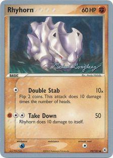 Rhyhorn (70/101) (King of the West - Michael Gonzalez) [World Championships 2005] | Jomio and Rueliete's Cards and Comics