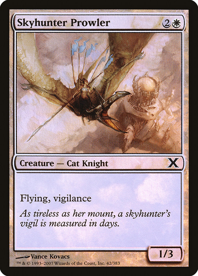 Skyhunter Prowler (Premium Foil) [Tenth Edition] | Jomio and Rueliete's Cards and Comics