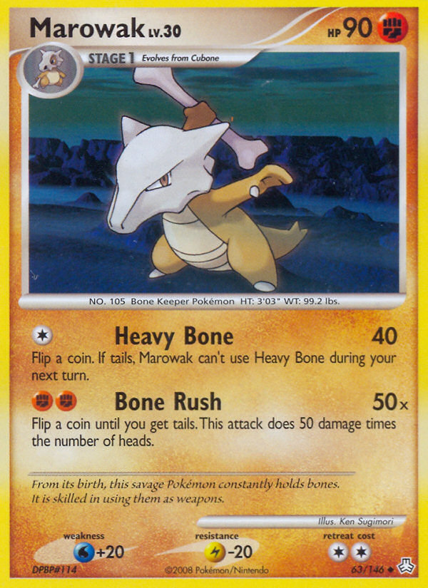 Marowak (63/146) [Diamond & Pearl: Legends Awakened] | Jomio and Rueliete's Cards and Comics