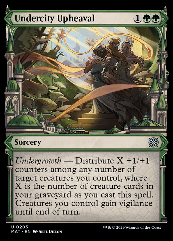 Undercity Upheaval (Showcase Halo Foil) [March of the Machine: The Aftermath] | Jomio and Rueliete's Cards and Comics