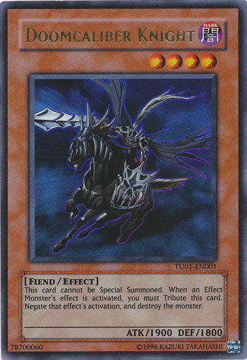 Doomcaliber Knight [TU01-EN001] Ultra Rare | Jomio and Rueliete's Cards and Comics