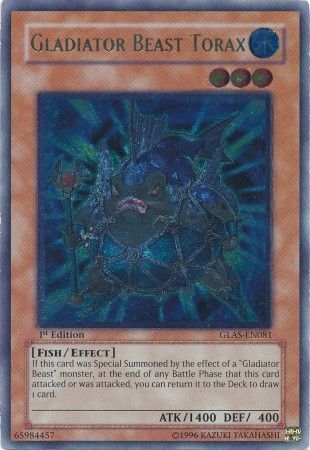 Gladiator Beast Torax (UTR) [GLAS-EN081] Ultimate Rare | Jomio and Rueliete's Cards and Comics