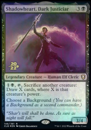 Shadowheart, Dark Justiciar [Commander Legends: Battle for Baldur's Gate Prerelease Promos] | Jomio and Rueliete's Cards and Comics