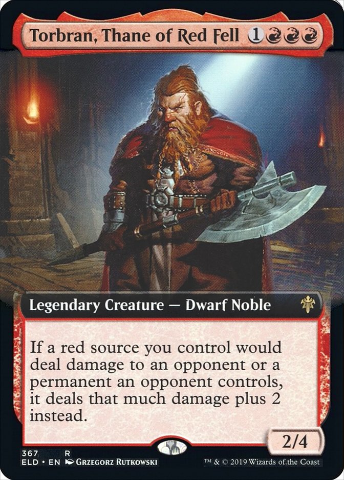 Torbran, Thane of Red Fell (Extended Art) [Throne of Eldraine] | Jomio and Rueliete's Cards and Comics
