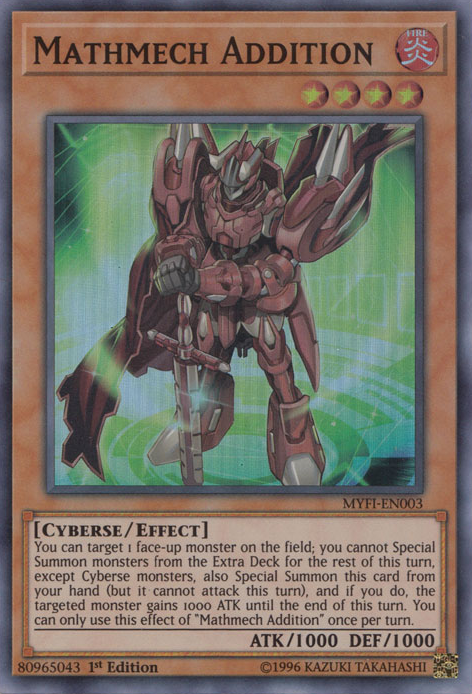 Mathmech Addition [MYFI-EN003] Super Rare | Jomio and Rueliete's Cards and Comics