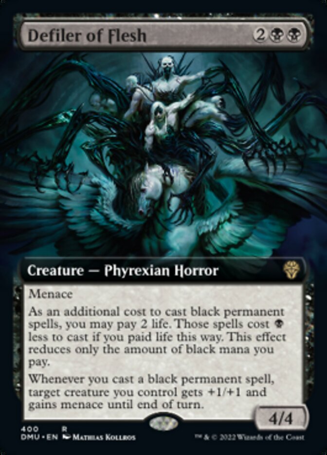 Defiler of Flesh (Extended Art) [Dominaria United] | Jomio and Rueliete's Cards and Comics