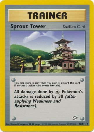 Sprout Tower (97/111) [Neo Genesis Unlimited] | Jomio and Rueliete's Cards and Comics