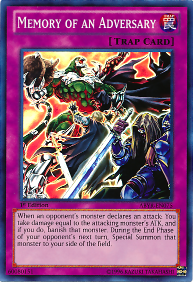 Memory of an Adversary [ABYR-EN075] Super Rare | Jomio and Rueliete's Cards and Comics