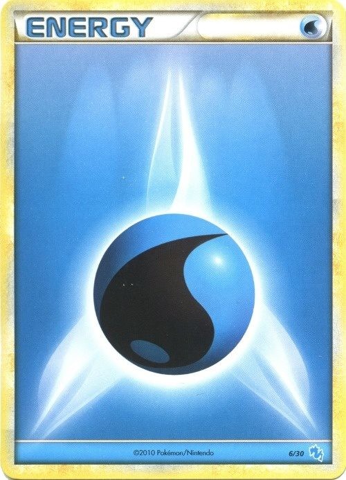 Water Energy (6/30) [HeartGold & SoulSilver: Trainer Kit - Gyarados] | Jomio and Rueliete's Cards and Comics