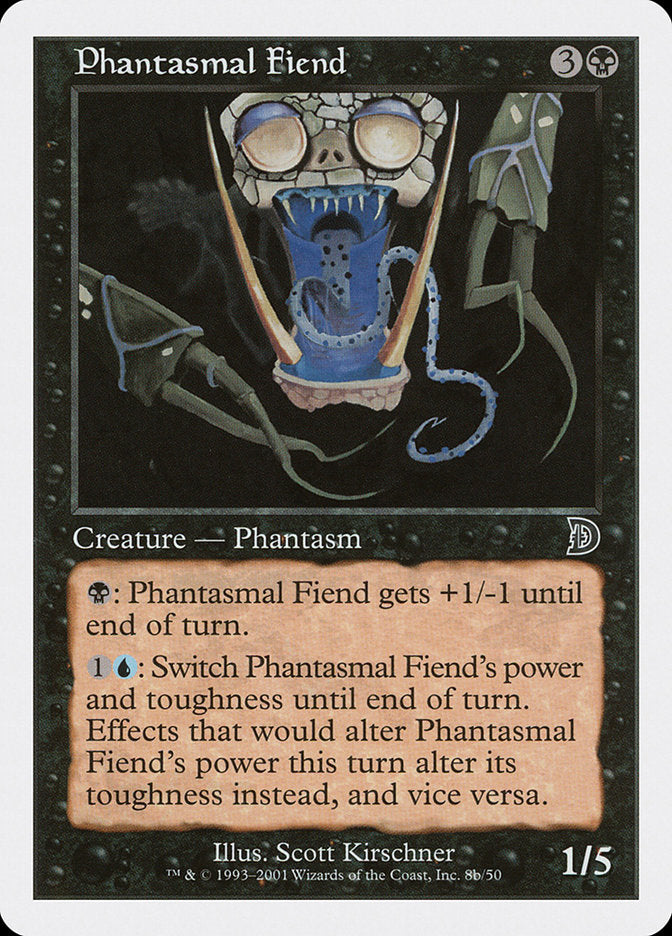 Phantasmal Fiend (Black Background) [Deckmasters] | Jomio and Rueliete's Cards and Comics