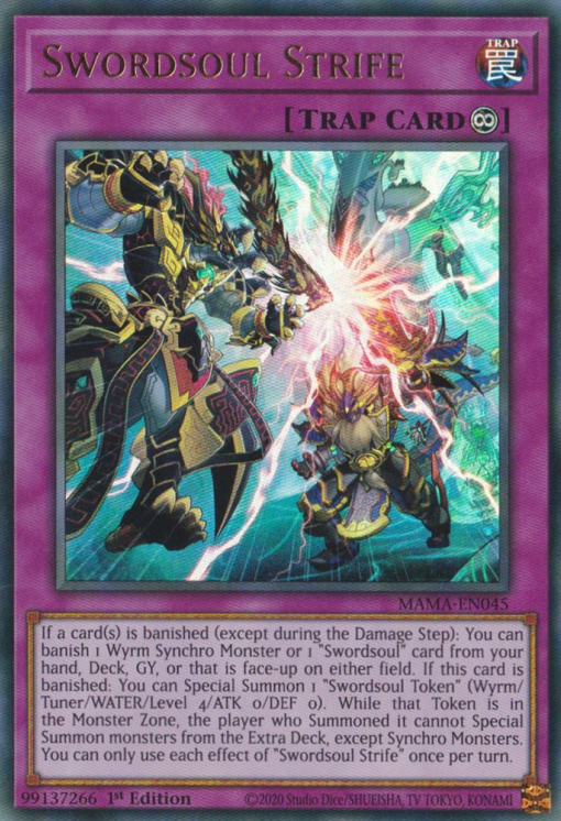 Swordsoul Strife [MAMA-EN045] Ultra Rare | Jomio and Rueliete's Cards and Comics