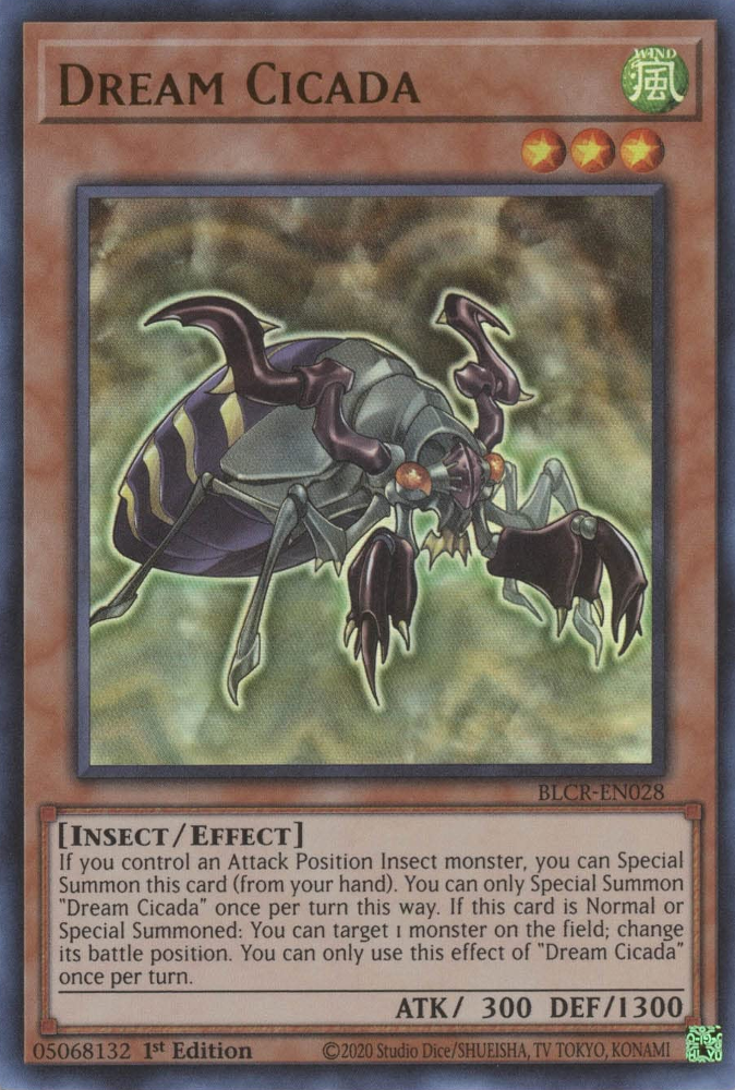 Dream Cicada [BLCR-EN028] Ultra Rare | Jomio and Rueliete's Cards and Comics