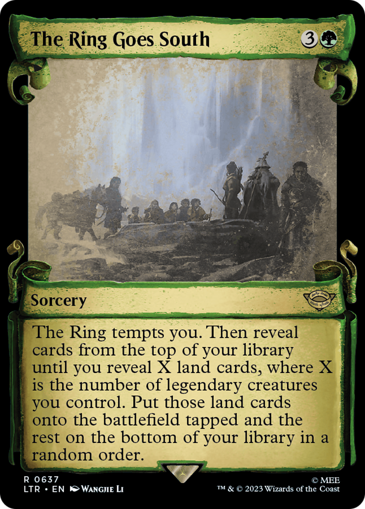The Ring Goes South [The Lord of the Rings: Tales of Middle-Earth Showcase Scrolls] | Jomio and Rueliete's Cards and Comics