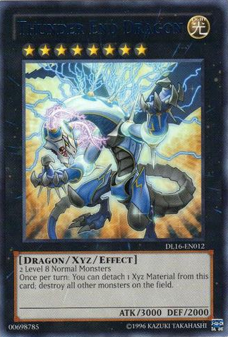 Thunder End Dragon (Blue) [DL16-EN012] Rare | Jomio and Rueliete's Cards and Comics
