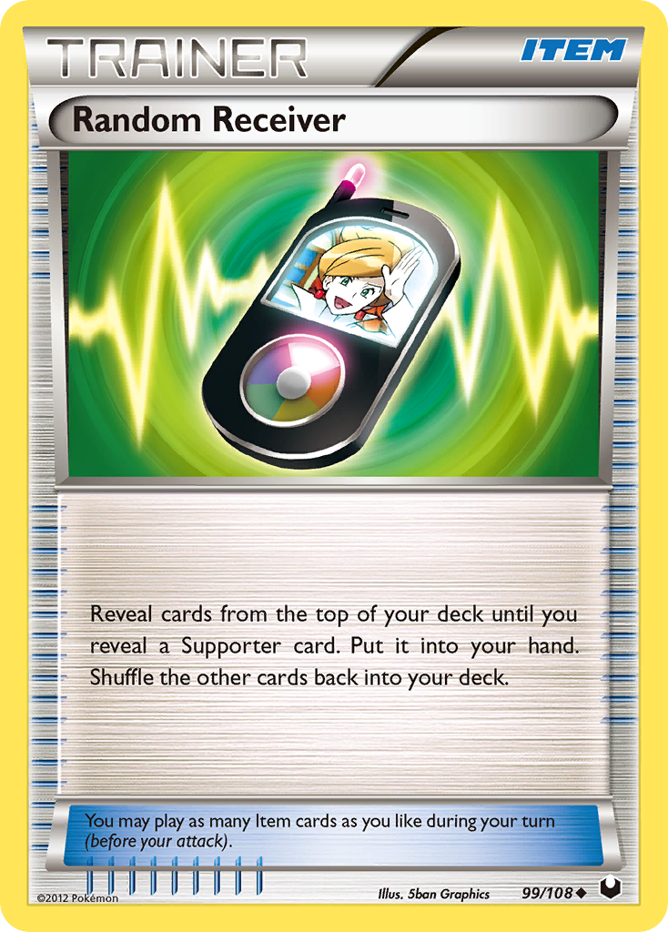 Random Receiver (99/108) [Black & White: Dark Explorers] | Jomio and Rueliete's Cards and Comics