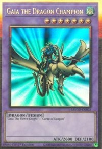 Gaia the Dragon Champion [MAGO-EN025] Gold Rare | Jomio and Rueliete's Cards and Comics