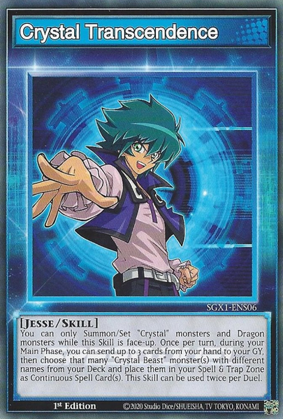 Crystal Transcendance [SGX1-ENS06] Common | Jomio and Rueliete's Cards and Comics