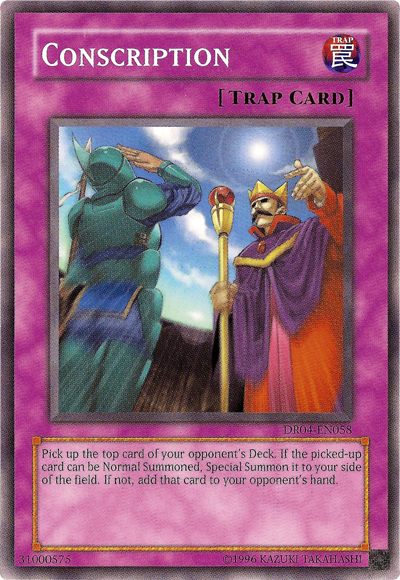 Conscription [DR04-EN058] Common | Jomio and Rueliete's Cards and Comics