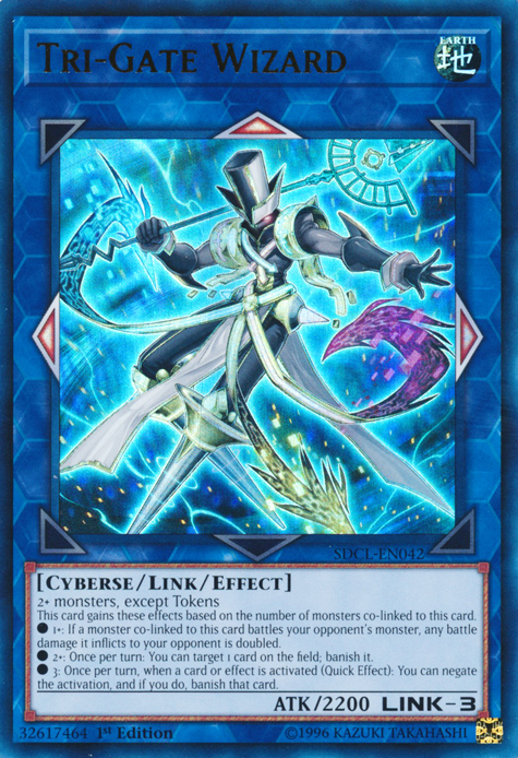 Tri-Gate Wizard [SDCL-EN042] Ultra Rare | Jomio and Rueliete's Cards and Comics