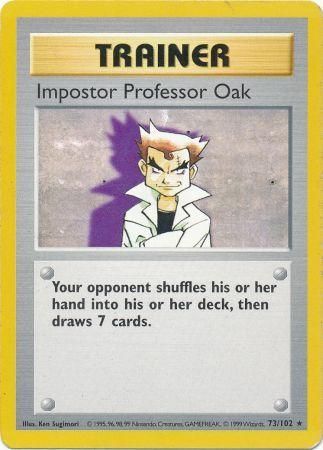 Impostor Professor Oak (73/102) [Base Set Shadowless Unlimited] | Jomio and Rueliete's Cards and Comics