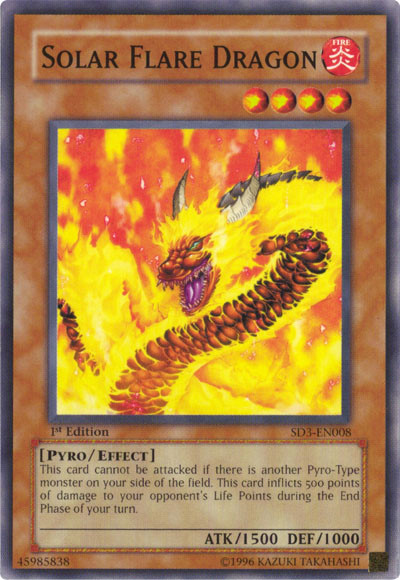 Solar Flare Dragon [SD3-EN008] Common | Jomio and Rueliete's Cards and Comics