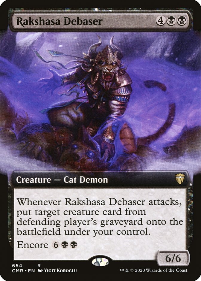 Rakshasa Debaser (Extended Art) [Commander Legends] | Jomio and Rueliete's Cards and Comics
