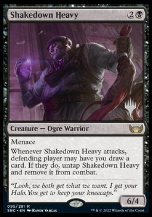 Shakedown Heavy (Promo Pack) [Streets of New Capenna Promos] | Jomio and Rueliete's Cards and Comics