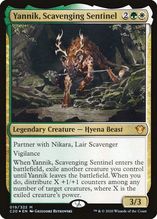 Yannik, Scavenging Sentinel [Commander 2020] | Jomio and Rueliete's Cards and Comics