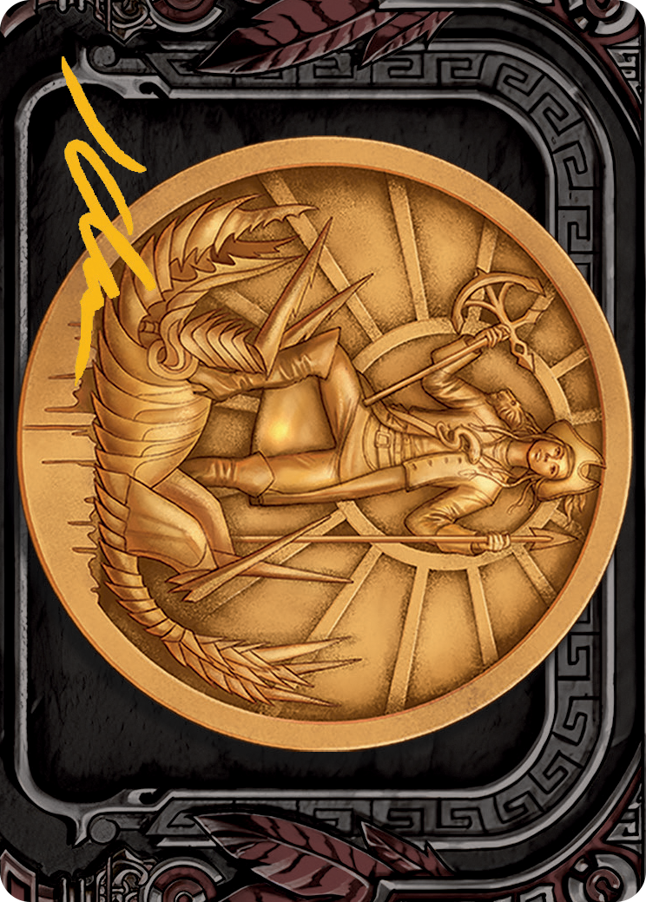 Captain Lannery Storm Art Card (Gold-Stamped Signature) [March of the Machine Art Series] | Jomio and Rueliete's Cards and Comics