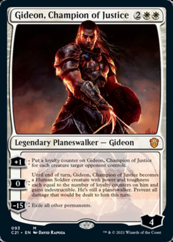 Gideon, Champion of Justice [Commander 2021] | Jomio and Rueliete's Cards and Comics
