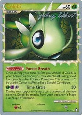 Celebi (92/102) (CMT - Zachary Bokhari) [World Championships 2012] | Jomio and Rueliete's Cards and Comics