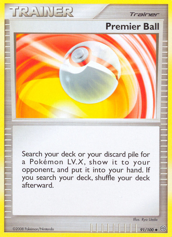 Premier Ball (91/100) [Diamond & Pearl: Stormfront] | Jomio and Rueliete's Cards and Comics
