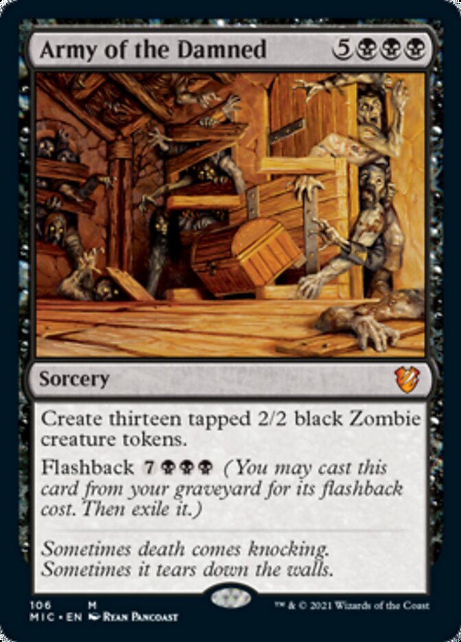 Army of the Damned [Innistrad: Midnight Hunt Commander] | Jomio and Rueliete's Cards and Comics