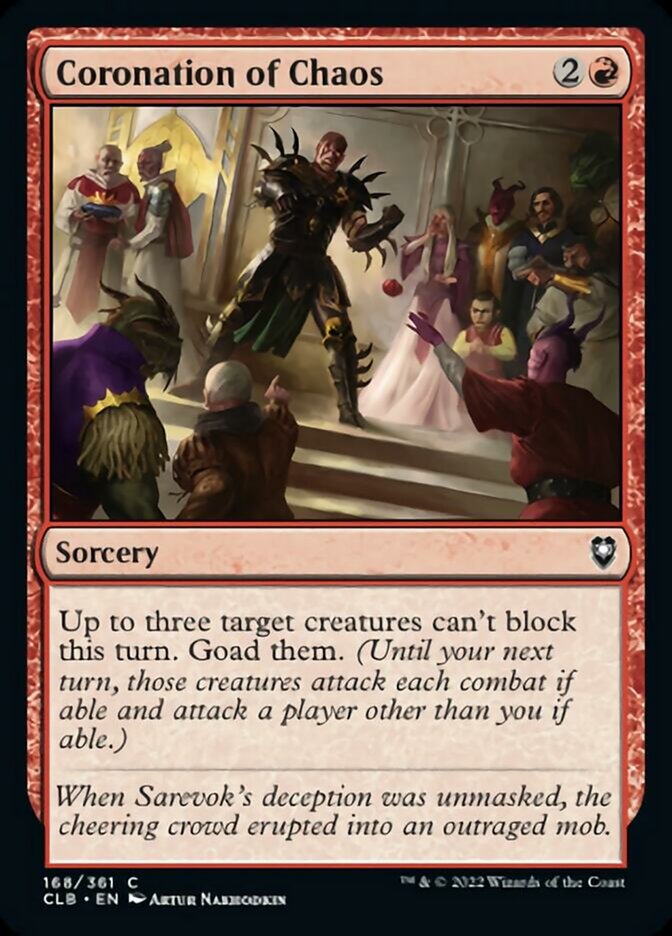 Coronation of Chaos [Commander Legends: Battle for Baldur's Gate] | Jomio and Rueliete's Cards and Comics