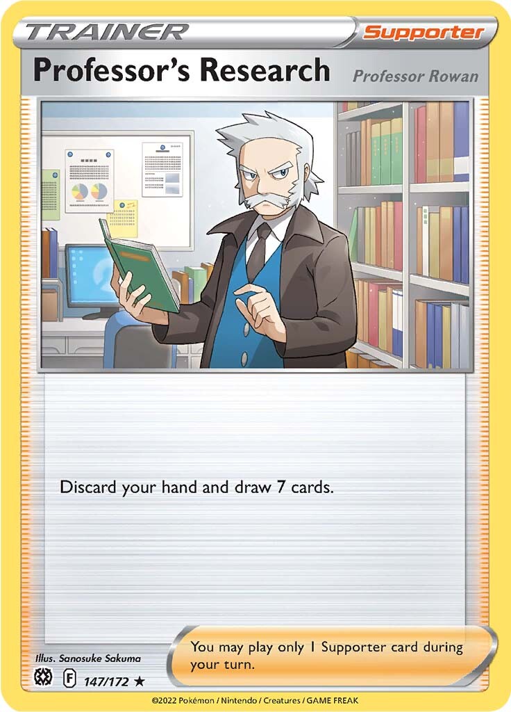 Professor's Research (147/172) (Theme Deck Exclusive) [Sword & Shield: Brilliant Stars] | Jomio and Rueliete's Cards and Comics