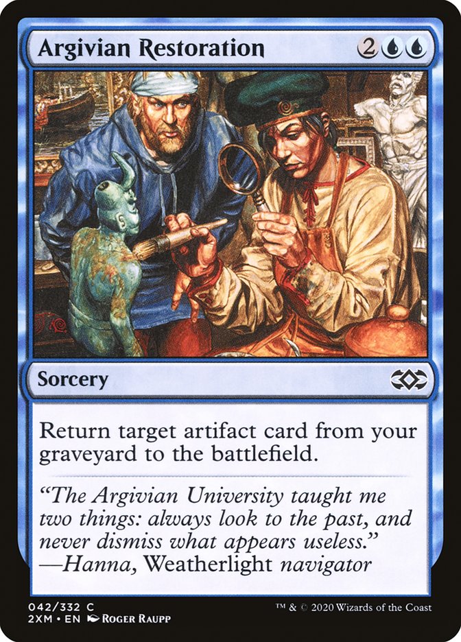 Argivian Restoration [Double Masters] | Jomio and Rueliete's Cards and Comics