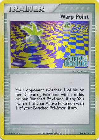 Warp Point (84/100) (Stamped) [EX: Crystal Guardians] | Jomio and Rueliete's Cards and Comics