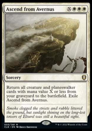 Ascend from Avernus [Commander Legends: Battle for Baldur's Gate] | Jomio and Rueliete's Cards and Comics