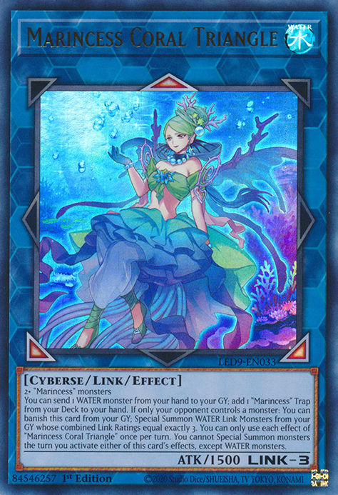 Marincess Coral Triangle [LED9-EN033] Ultra Rare | Jomio and Rueliete's Cards and Comics