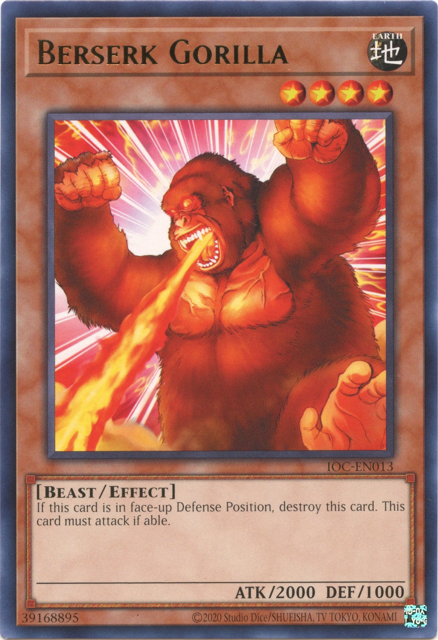 Berserk Gorilla (25th Anniversary) [IOC-EN013] Rare | Jomio and Rueliete's Cards and Comics