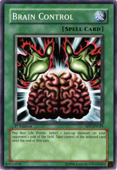 Brain Control [SD7-EN024] Common | Jomio and Rueliete's Cards and Comics