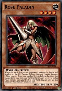 Rose Paladin [LDS2-EN106] Common | Jomio and Rueliete's Cards and Comics